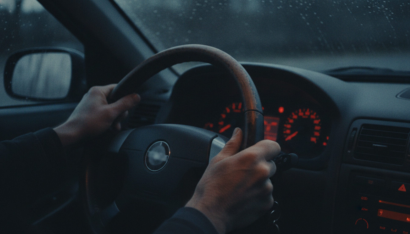 Руки на руле, ночная тренировка